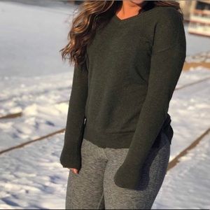 Forest green sweater